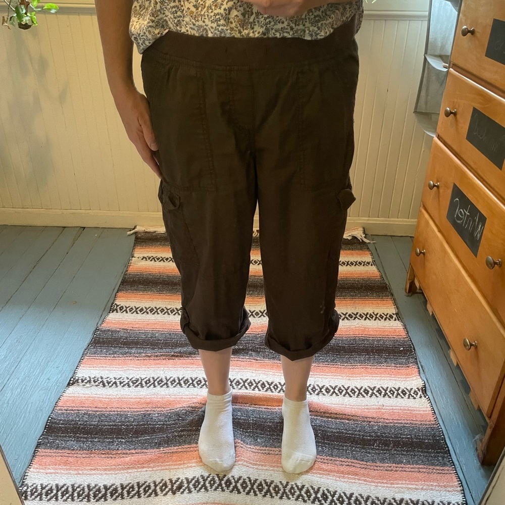 Faded Glory Chocolate Brown Cargo Pants – Comfy & Functional!